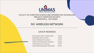 TMN 2073 Computer Security: 5G Wireless Network Project Video