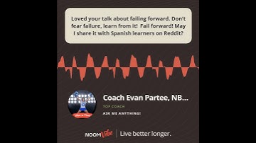 Loved your talk about failing forward. Don’t fear failure, learn from it!  Fail forward! May I sh...