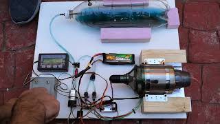 RC JET engine run up test 165.000 rpm 10 kg thrust