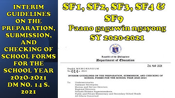 DepEd Memorandum No. 014, s. 2021 | New Computation of Attendance | SY 2020-2021