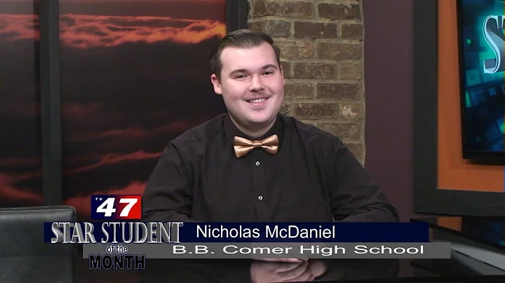 Star Student, Nicholas McDaniel , 1/7/2022