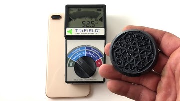Cell Phone EMF Shield Testing with TriField Meter