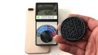 Cell Phone EMF Shield Testing with TriField Meter Electric Field Test With A Trifield Emf Meter Model Tf2