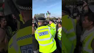 Met police officers getting hands on