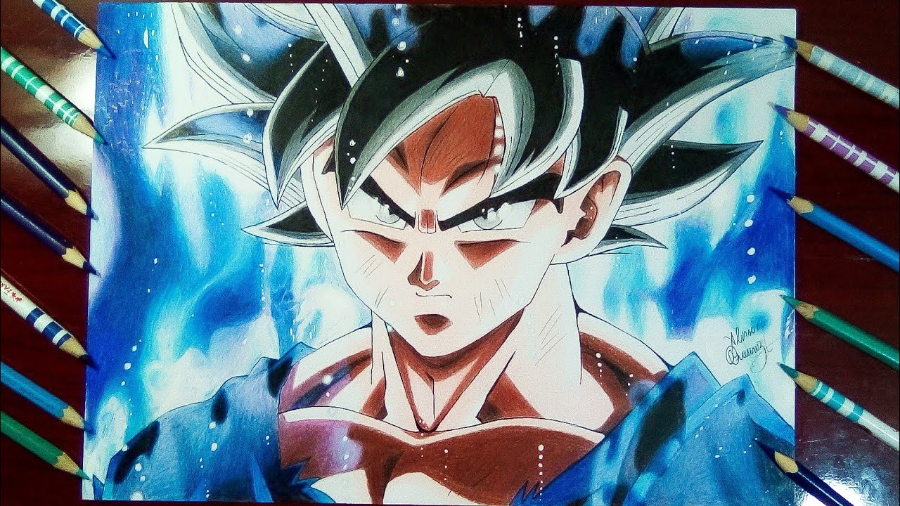 Speed draw - Goku Ultra Instinct  ⚡ Dragon Ball Super Oficial⚡ Amino