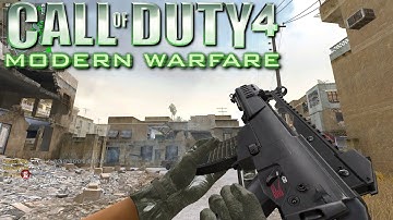 Cod 4: Modern Warfare Multiplayer In 2021 G36C Gameplay | 4K