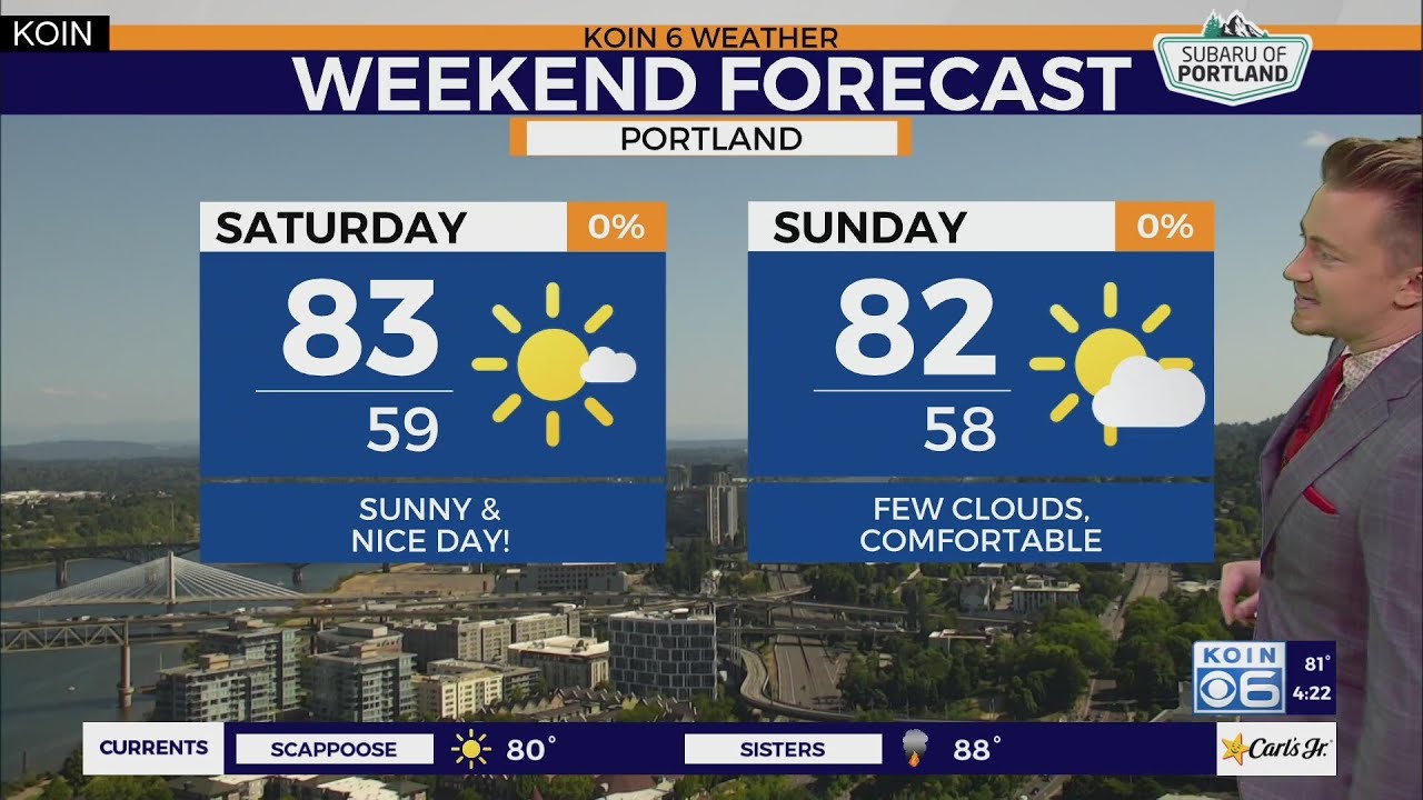 Mild weekend ahead in Portland - YouTube