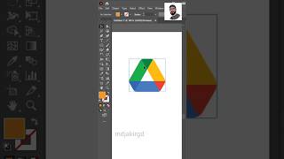 How to Make Google Drive LOGO by illustrator #logo #adobe #art  #drive #illustration #graphicdesign