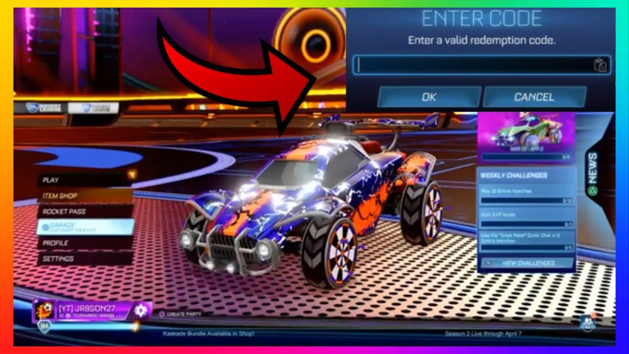 *ACTIVE* REDEEM CODES IN ROCKET LEAGUE 2021