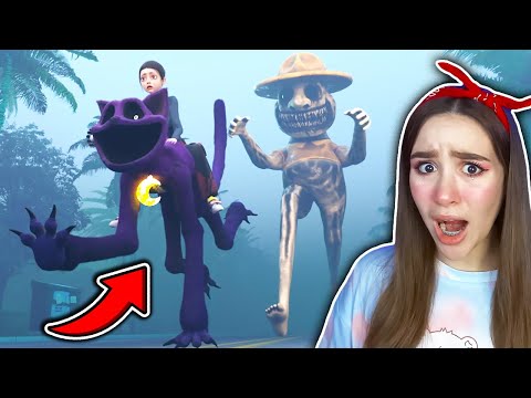 КЭТНЭП ПОЙМАЛИ МОНСТРЫ В РЕАЛЬНОЙ ЖИЗНИ 😨 СATNAP POPPY PLAYTIME 3 ГЛАВА ZOONOMALY