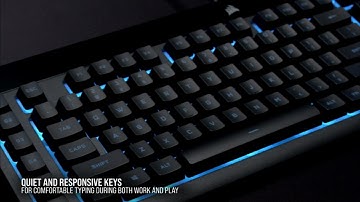 CORSAIR K55 RGB PRO - Dynamic RGB Backlighting - Six Macro Keys with Elgato