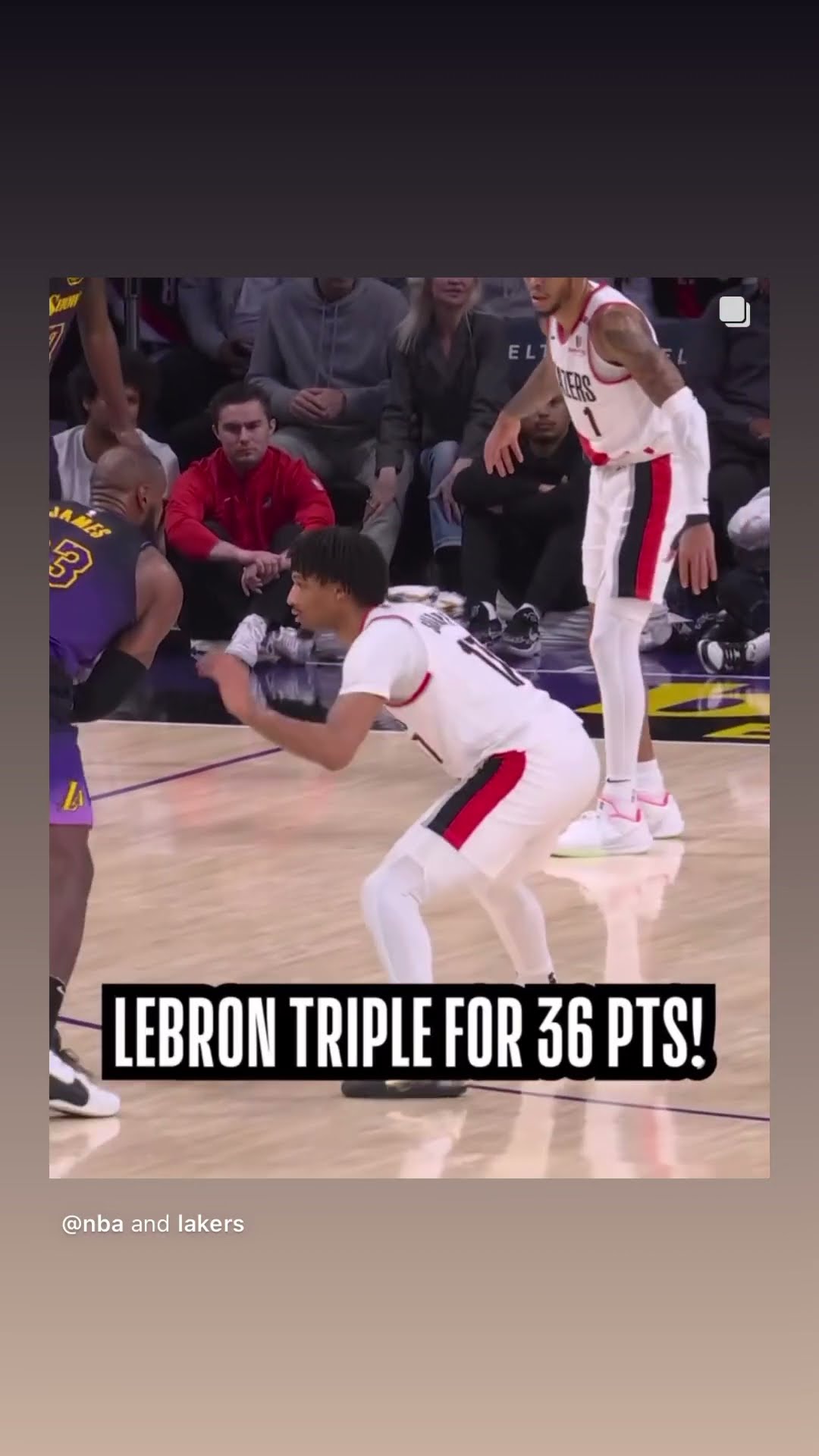 Did he get the shot off? #hoodnews #lebronjames #lakers #basketball #ballislife #omg #how #wow #us