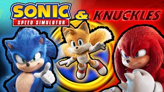 Unlocking Movie Sonic, Tails, & KNUCKLES in Sonic Speed Simulator + City Escape World!