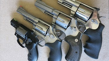 Smith and Wesson Revolver Frame Size Comparison (J vs K vs L vs N)