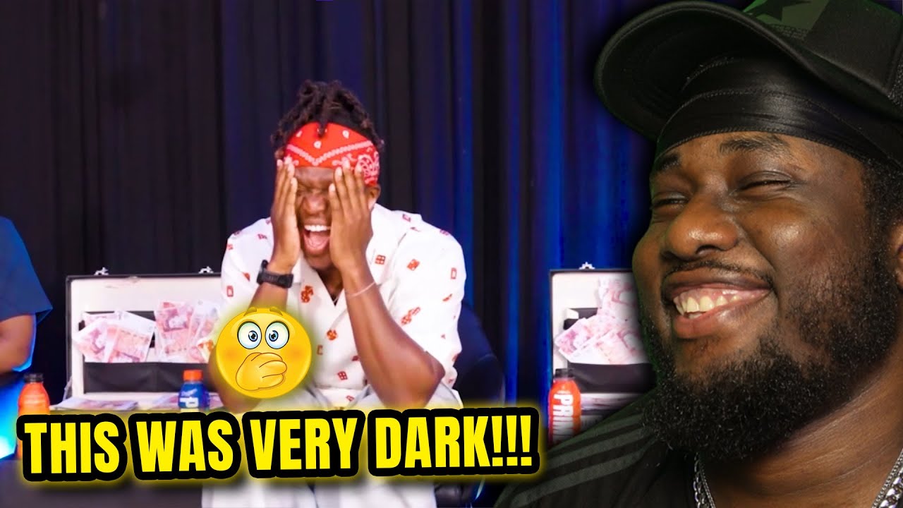 KSI: IRL Try Not To Laugh ft. Harry Pinero & Darkest [REACTION]