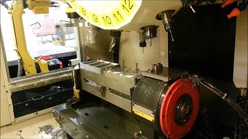 Unloading 2 Pallets from Robodrill Bed V2.1