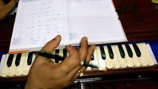 সহজে হারমোনিয়াম বাজানোর কৌশল  /lesson of harmonica play...part 3