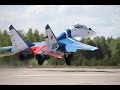 MiG-29 flight, 9G and cockpit view, sunny weather, incl. photos