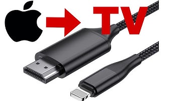 SCREEN MIRROR IPHONE TO ANY TV | Lightning to HDMI| Amazon Find! |