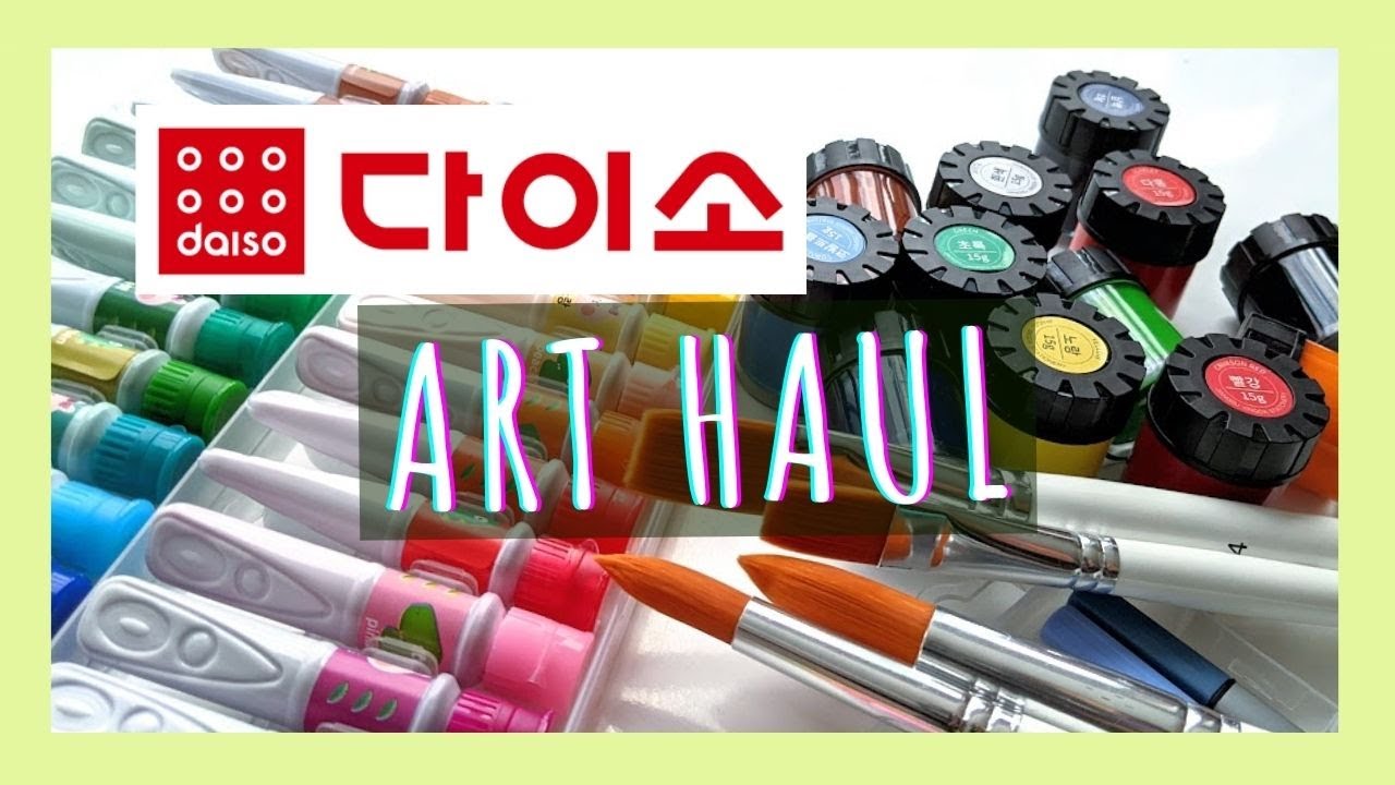 KOREAN Art Supply HAUL ~ everything I brought back with me 