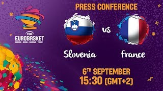 Slovenia v France - Press Conference