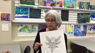 Super Hero Self-Portrait - Nina Art Challenge Project 1