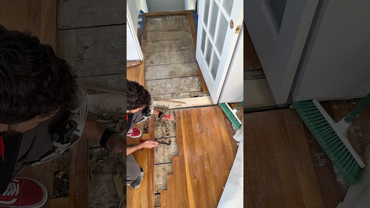 Localized hardwood board repair video thumbnail