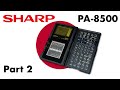 🇯🇵 Sharp PA-8500: Part 2 (4-line display IC Cards) [TCE #0367