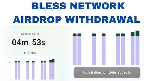 Bless network Airdrop withdrawal update - How to register for bless airdrop 