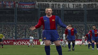Download lagu PES 6 | COPA KONAMI CON BARCELONA (MÁXIMA DIFICULTAD) | LLUVIA DE GOLES ANTE REAL MADRID 🖐️🖐️🖐️🖐️