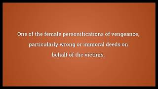 Erinys Meaning