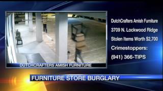 Deputies seek help identifying furniture thieves with surveillance video