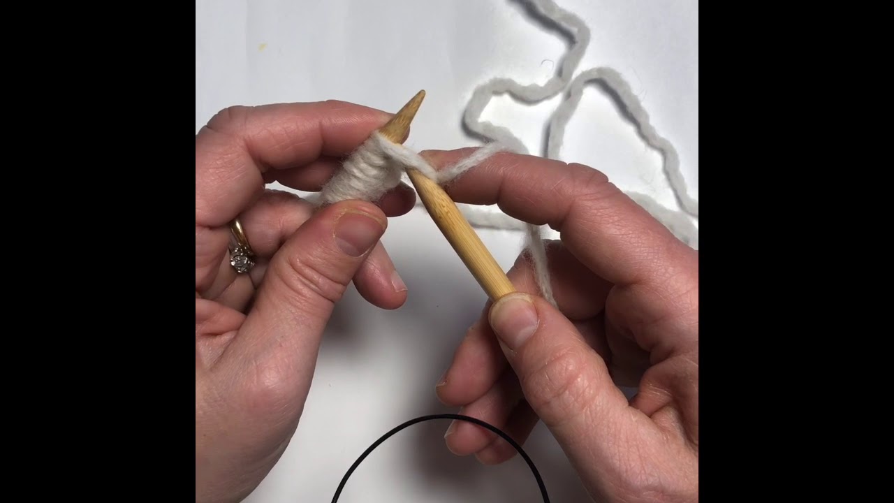 Avviare i punti a maglia senza codina