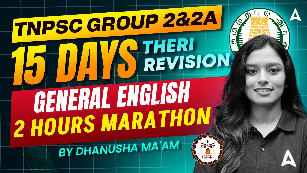 General English for TNPSC Group 2 | Final Revision Marathon 🔥| TNPSC ...