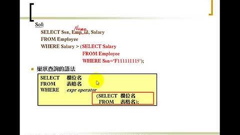 DBCh.06-SQL：結構化查詢語言(11)