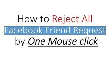Cancel or Reject All Facebook Friend Requests At Once