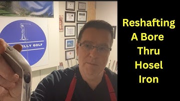 Reshafting a Bore Thru Hosel Iron