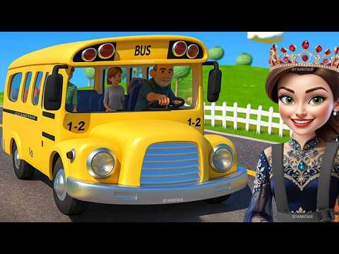 Wheels on the Bus Song | Sing Along with Kids | Fun Song | Nursery Rhymes for Children 0832