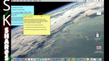 How to use sticky notes or stickies on Mac or MacBook