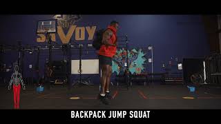 154  Backpack Jump Squat