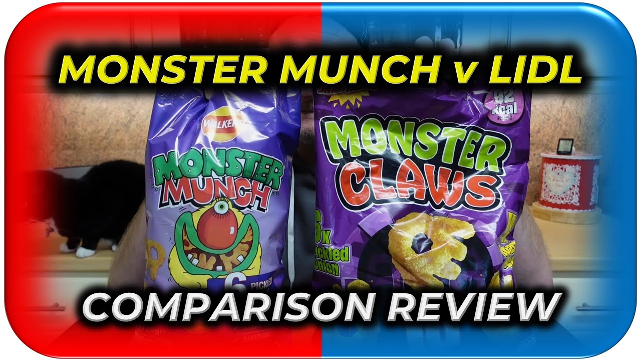 OBLONG or RECTANGLE? Monster Munch v Lidl Snacktastic Monster Claws