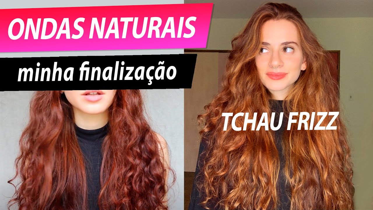 CABELO ONDULADO COM POUCO CREME! Como arrumo minhas ondas 😍