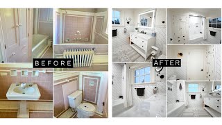 1920's Bathroom REMODEL  DEMO to FINISH