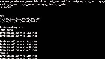 Linux Container (lxc) demonstration