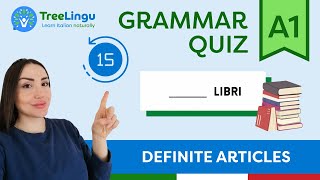 Italian Grammar Quiz A1  Definite Articles  | Learn Italian naturally