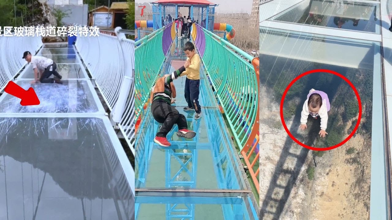 Adventure Tourism | Unveiling the Mystery Behind the Shattering Glass Bridge Effect in China!