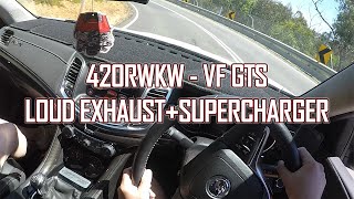 420rwkw VF GTS - POV Hill Run #3 - LOUD EXHAUST+SUPERCHARGER