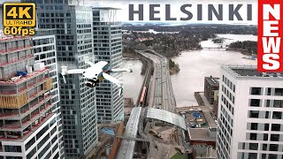 HELSINKI NEWS 12.4.2024 🇫🇮 Kruunusillat | Sompasaari | Kalasatama | Merihaka | Kruununhaka