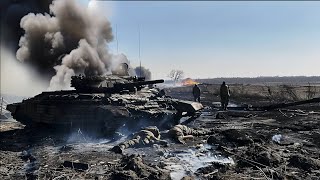 Fierce close combat between M1A2 Abrams tanks and Russian T-72s