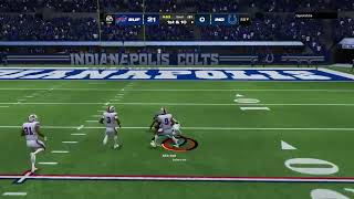 I'm down big in the first half but I get a splash play from Adonai Mitchell with a one hand grab. |